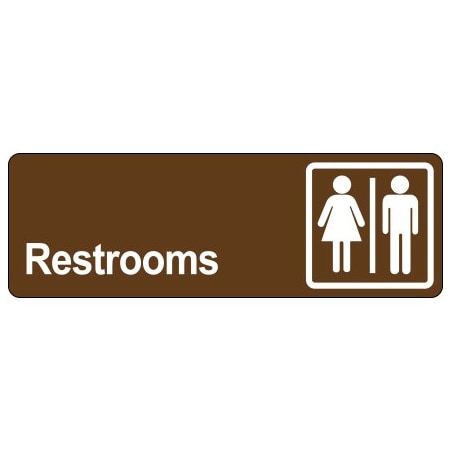 Bsc Preferred Door Sign - ''Restrooms'' BUY00448346